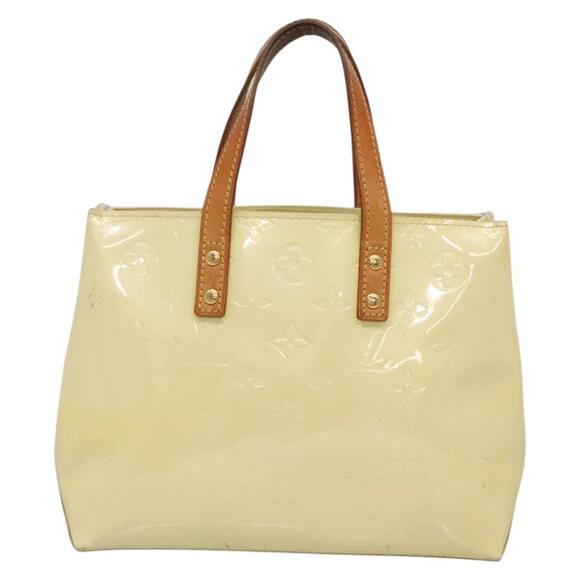 LOUIS VUITTON Monogram Vernis Reade PM Hand Bag Perle M91336 - Picture 2 of 12